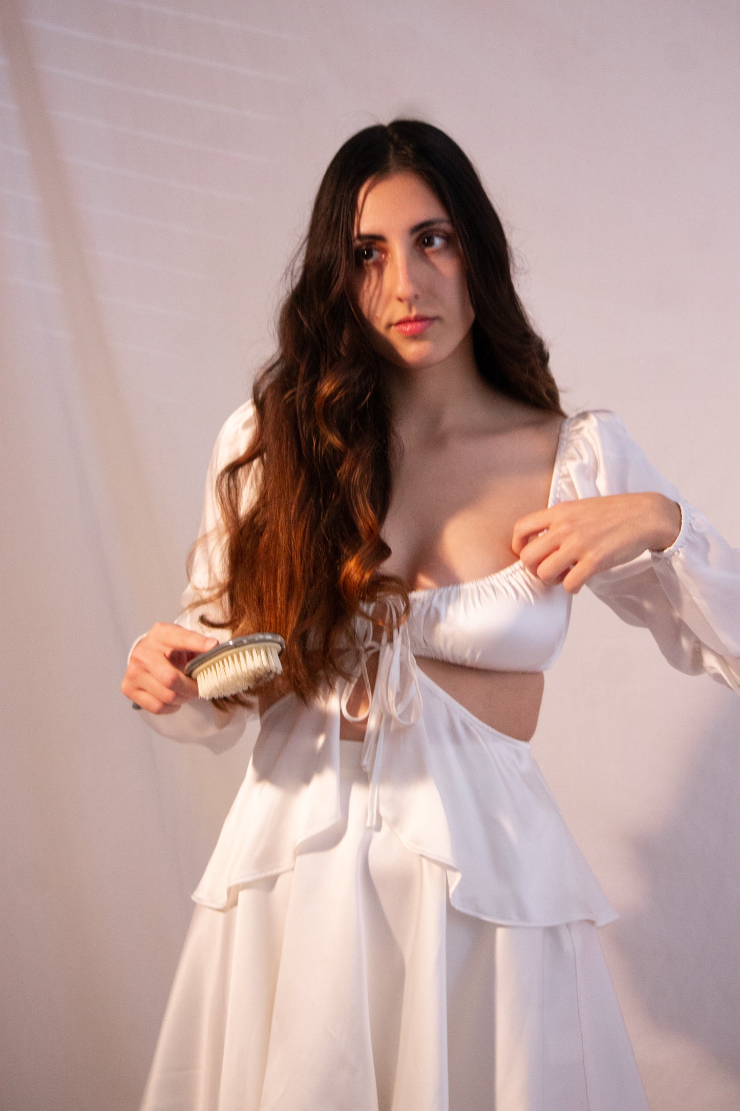 Butterfly dress - White Silk