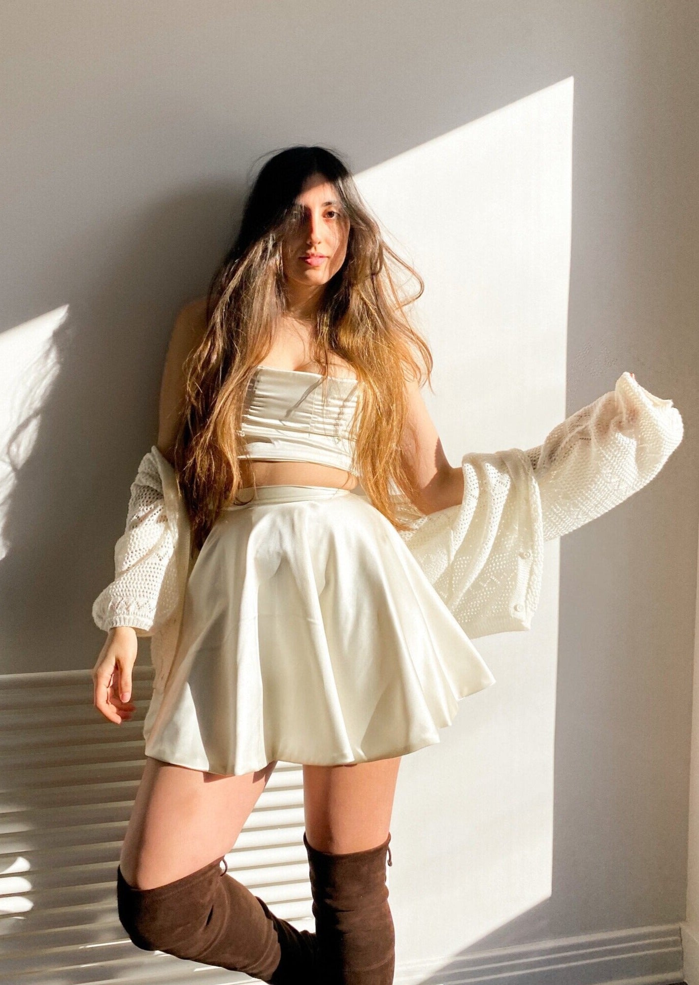 Moon skirt - Cream