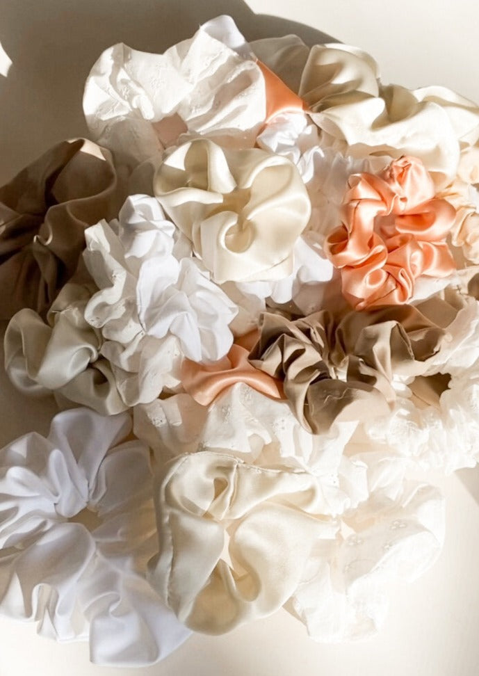 Silk scrunchie