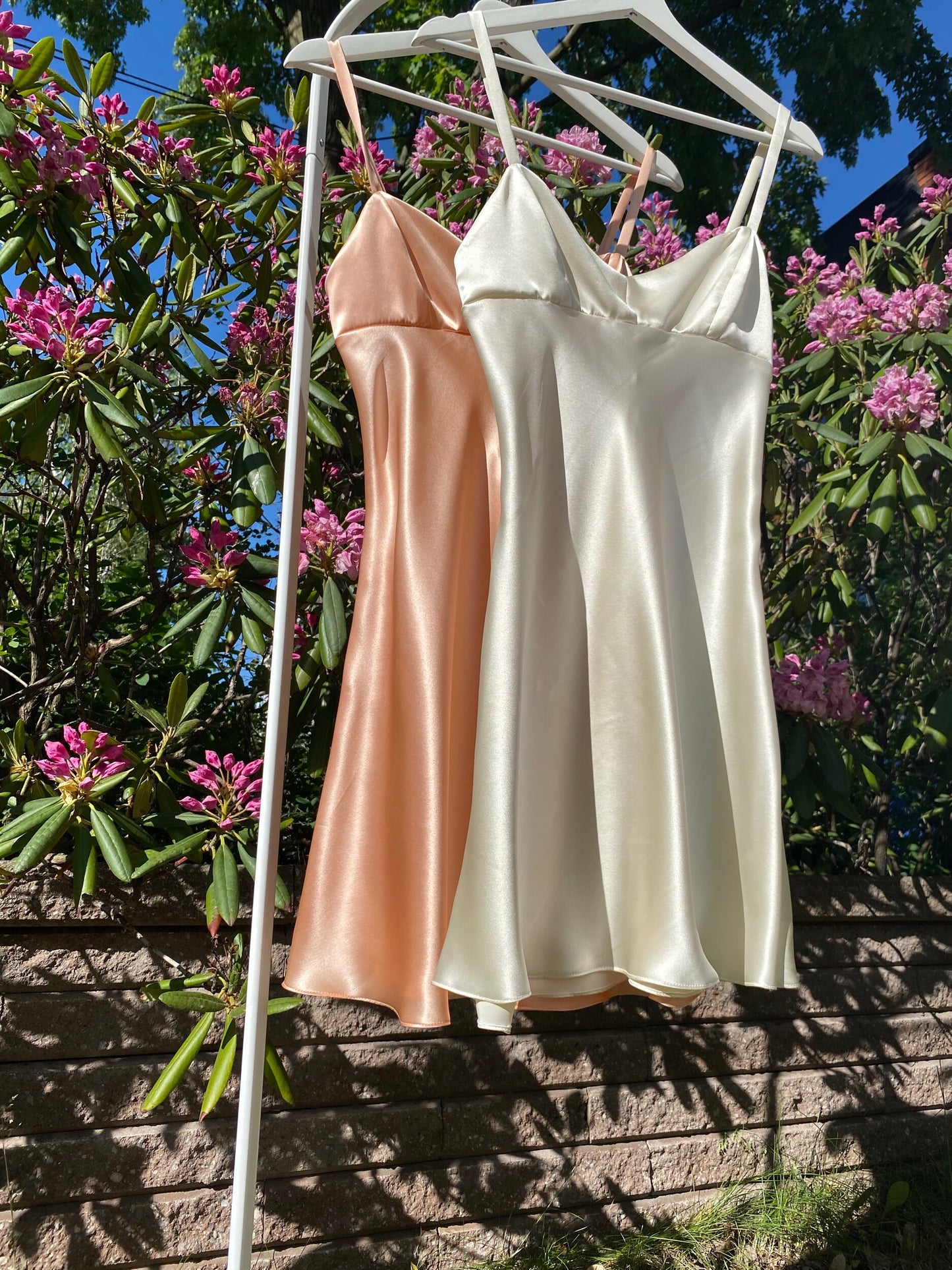 Mist dress - Pink Silk