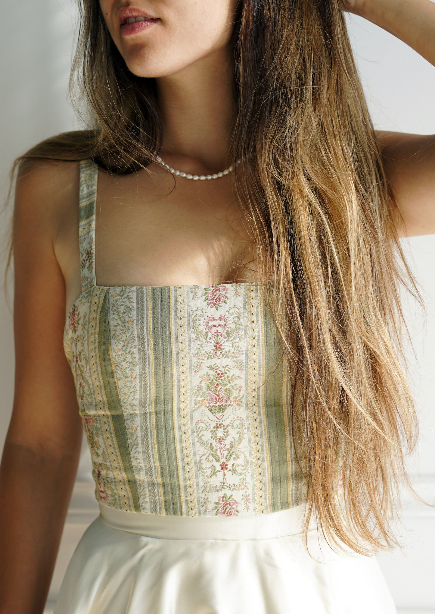 Bloom top - Vintage Green