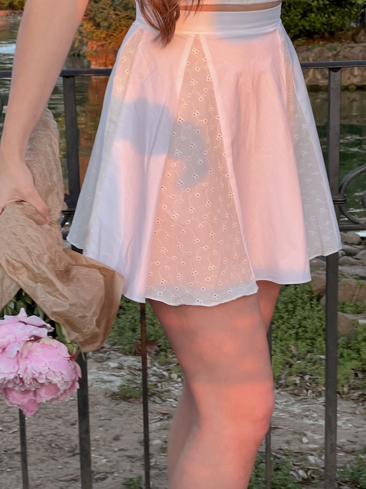 Moon skirt - Dual Whites