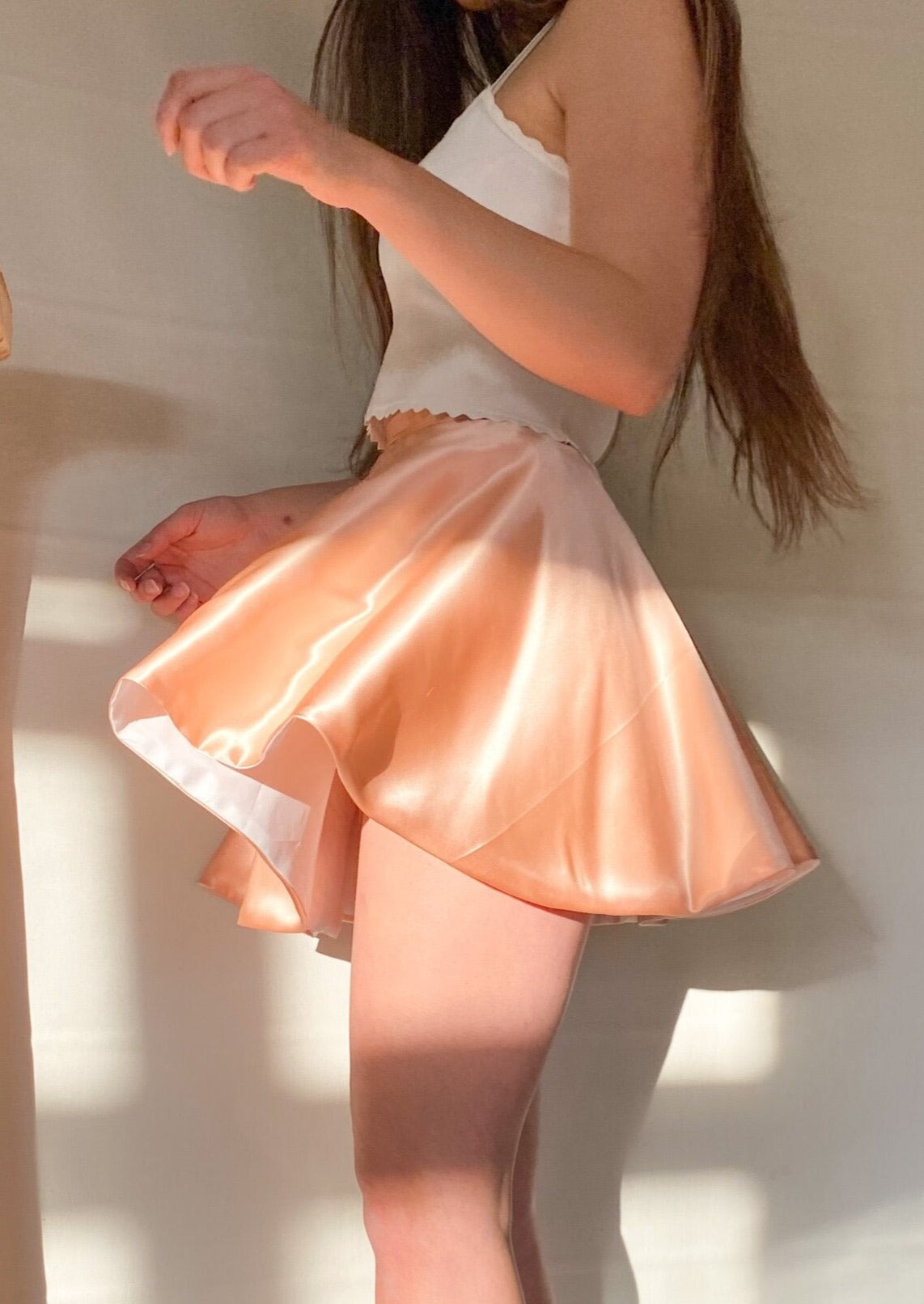 Moon skirt - Golden pink