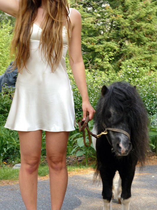 Mist dress - Cream Silk