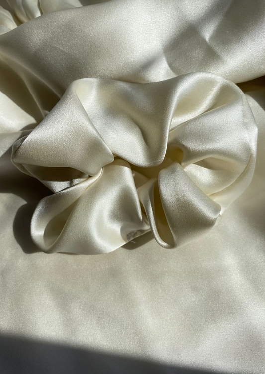 Silk scrunchie